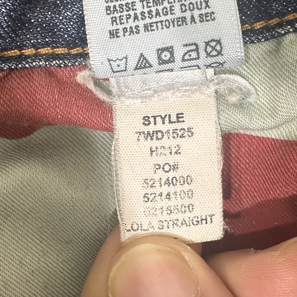 Lucky Brand Lola Straight Jeans Womens 10x30 Blue Denim - Picture 7 of 11